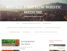Tablet Screenshot of naturesfirstpath.com
